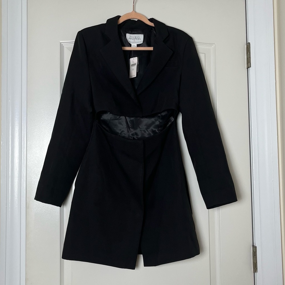NWT Mare Mare x Anthropologie Cut-Out Blazer Mini Dress Size XS - Picture 2 of 5